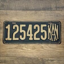 Original KANSAS 1916 License Plate - 125425 - Great Condition picture