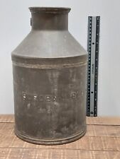 Borden Wieland Milk Can 2 GAL 1930s Antique Dairy Steel 12-35 RARE Good Shape 71 picture