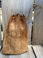 Vintage DEERSKIN Leather  MEDICINE BAG Native American Pouch 11” X 7” picture