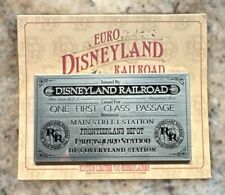 Disneyland Paris - Euro Disneyland Railroad - Mini-Jumbo Train Ticket Pin picture