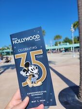 Disney Hollywood Studios 35th Anniversary Dated Commemorative Map Poster 5/1/24 picture