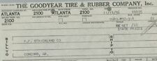 1956 Goodyear Tire & Rubber Company, Inc Piedmont Rd Atlanta GA Invoice 418 picture