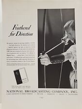 1935 NBC Radio Fortune Magazine Print Advertising Archer Arrow Feathered picture
