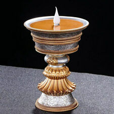 1pc 15cm Buddhism LED Ever Burning Lamps Electronic Butter Lamp Shrine Lights picture