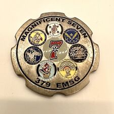Military Armed Forces Challenge Coin Magnificent Seven 379 EMSG OIF OFF HOA picture