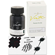 Vinta Inks 1.0 Bottled Ink for Fountain Pens in Teal [Andrada 1898] - 30mL NEW picture