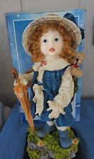 Country Little Girl Resin Figurines Retired 2000/ 11 Inches high picture
