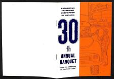 1956 Goodyear Menu Automotive Transport Assoc. of Ontario 30th Annual Banquet  picture