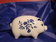 Vintage Potting Shed Dedham Pottery Pig Piggy Bank EXTREMELY RARE Signed MC56 picture