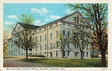 Main Barracks Columbia Military Academy Tennessee TN c1940 Postcard picture