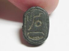 ZURQIEH - ANCIENT EGYPT - 18TH DYNASTY, BEAUTIFUL STONE SCARAB. 1400 B.C picture