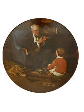 NORMAN ROCKWELL Ltd. Edition Collectors Plate “The Tycoon” #19011 Vtg 1982 USA picture