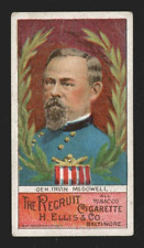 1890 N377 ELLIS & CO GENERALS OF THE CIVIL WAR IRVIN MCDOWELL RECRUIT CIGARETTES picture
