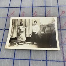 Vintage Photograph 1920s Two Women One Pointing Gun At The Other  picture