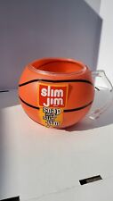 SLIM JIM LARGE PLASTIC BASKETBALL STORE DISPLAY CUP / MUG / BOWL 11