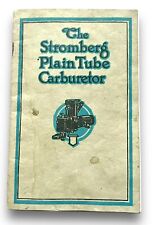 Stromberg Plain Tube Carburetor Booklet Stromberg Motor Devices Chicago picture