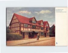 Postcard Shakespeare's Birthplace Stratford-on-Avon England picture