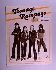 Sweet Sheet Music Original Teenage Rampage 1974 picture
