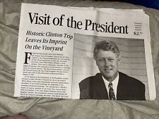 Martha’s Vineyard Gazette Special Edition: Visit Of President Bill Clinton picture