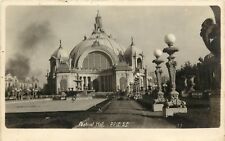1915 P.P.I.E. RPPC Postcard 77 Festival Hall, San Francisco CA unposted picture