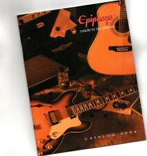 2004 EPIPHONE Catalog/Brochure: Les Paul,Zakk Wylde,Lennon,GOTH,Archtop,BASS,Vee picture