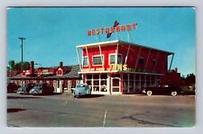 Mackinaw City MI-Michigan, Jan's House Of Gifts, Antique, Vintage Postcard picture