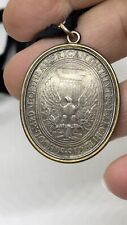Antique 1924 “ Frank Gilson” Medal “Excellence In Architecture” Silver GF Pendan picture