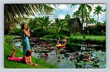 Kauai HI-Hawaii, Coco Palms Resort, Lihue, Antique, Vintage c1965 Postcard picture