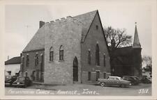 RPPC Postcard Presbyterian Church Knoxville  Iowa IA Vintage Cars  picture