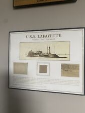 U.S.S. Lafayette Civil War Era Swatch From Original 
