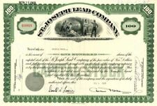 St. Joseph Lead Co. Issued to Groucho Marx - Stock Certificate - Autographed Sto picture