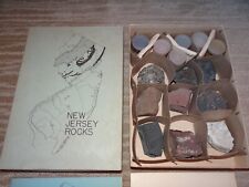 Rare Vintage 1963 New Jersey NJ Rocks Set w/ Map-Geology Specimens-Kemble Widmer picture