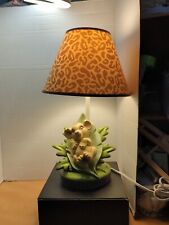 Vintage Disney Lion King Simba Lamp Baby Décor Nightlight  & Leopard Shade picture