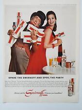 1965 Smirnoff Vodka Alcohol Drinks Scrooge Copper Mug Vintage Magazine Print Ad picture