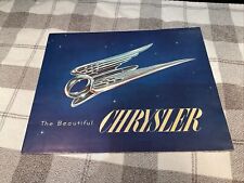 1951 Chrysler Sales Brochure Booklet Catalog Old Original picture