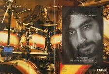 1997 2pg Print Ad of Tama Starclassic Drum Kit w Mike Portnoy of Dream Theater picture