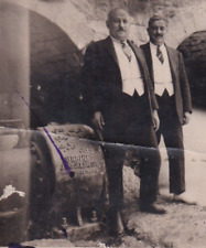 LEBANON VINTAGE PHOTO -  HANDSOME MEN  next to the Safa spring 1930 S picture