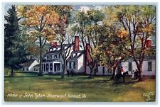 1910 Home John Tyler Sherwood Forest Virginia Raphael Tuck Sons Vintage Postcard picture