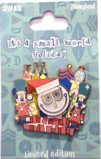 DISNEYLAND 2015 it's a small world CHRISTMAS HOLIDAY CLOCK FACE PIN - LE of 2500 picture