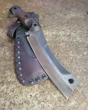 17 INCH(6MM THIKNESS BLADE) CUSTOM HAND MADE STEEL D2 TOOL  HUNTING CHOPPER picture