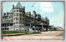 1908 MATHEWSON HOTEL NARRAGANSETT RI TO FLANNERY WILMINGTON DELAWARE POSTCARD picture