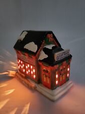 Vintage Grist Mill Restaurant Coca Cola House Lighted Ceramic 1995 Town Square picture