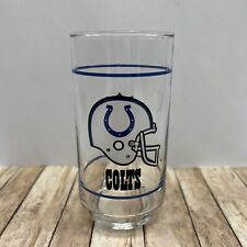 Vintage NFL Collectible ~ 1988 Indianapolis Colts Mobil Drinking Glass picture