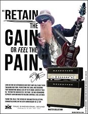 ZZ Top Billy Gibbons Magnatone Master Collection guitar amp advertisement print picture