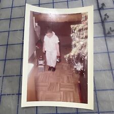Vintage Photograph Little Boy With Marx Electric Robot Christmas 1959 picture