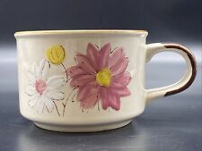 vintage sunny Korea 22200 hand painted flowers soup mug picture