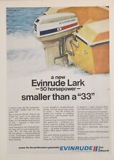 1970 Print Ad Evinrude Lark 50-HP Outboard Motors Milwaukee,Wisconsin picture