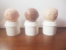 Vintage Tupperware Tuppertoys People Figures Lot of 3 Toy Figures 001 picture
