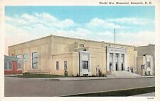 World War Memorial, Bismarck, North Dakota, Circa 1940's Postcard, Used  picture
