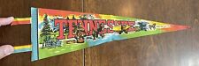 Vintage 14” Souvenir Felt Pennant TENNESSEE Attractions 60s 70s picture